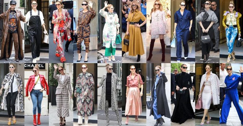 Wszystkie paryskie stylizacje Celine Dion