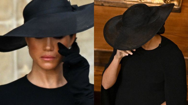 Meghan Markle URONIŁA ŁZĘ na pogrzebie królowej Elżbiety II (ZDJĘCIA)