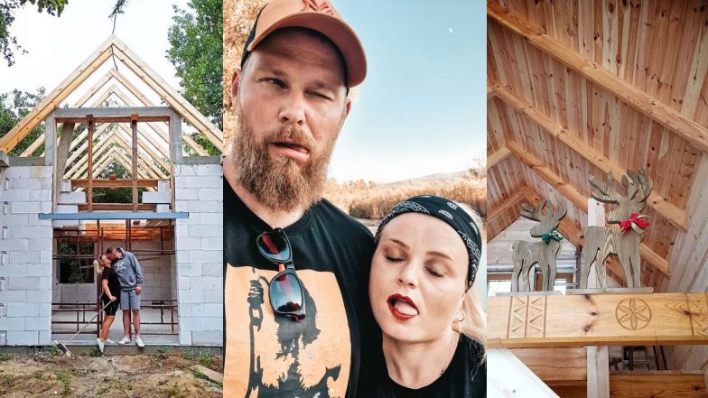 Katarzyna i Andrzej Gąsienicowie z "Gogglebox" budują dom. Ma tylko 35 metrów i jest położony w sadzie! (ZDJĘCIA)