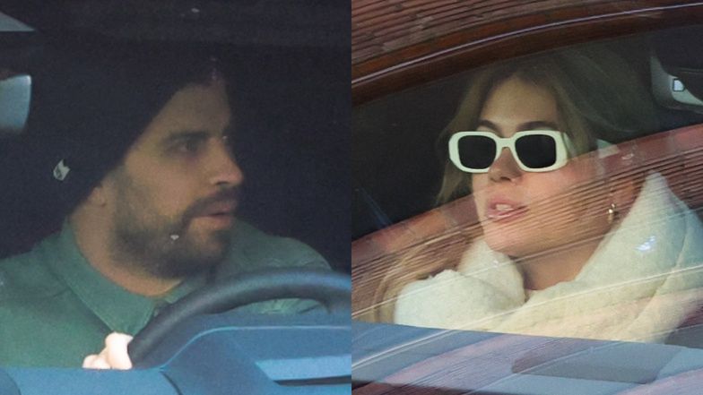 Gerard Piuqe i jego młodsza kochanka wożą się po Barcelonie czarnym Range Roverem. Już znudziło mu się Twingo? (ZDJĘCIA)