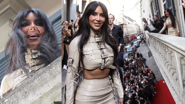 Kim Kardashian buszuje w butiku Dolce & Gabbana i przy okazji BLOKUJE całą ulicę (ZDJĘCIA)
