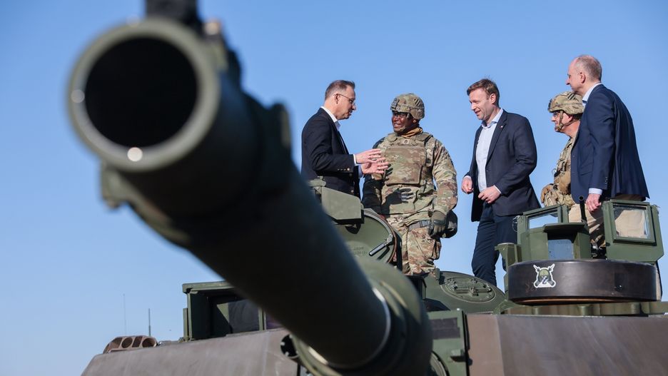 Andrzej Duda w Fort Stewart