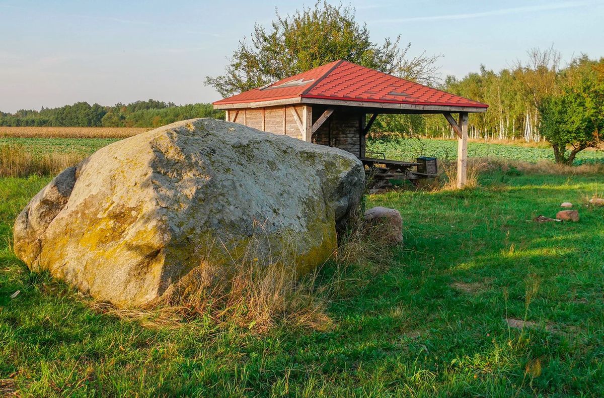 Wielki głaz nazywany Tarczą Olbrzyma od wieków ciekawi ludzi