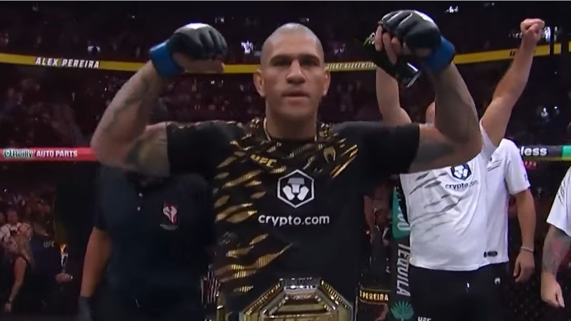YouTube / Alex Pereira po zwycięstwie na UFC 320