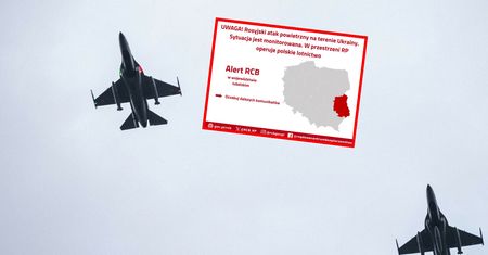 Drugi alert tego samego poranka. RCB ostrzega