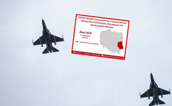 Drugi alert tego samego poranka. RCB ostrzega