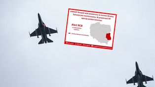 Drugi alert tego samego poranka. RCB ostrzega