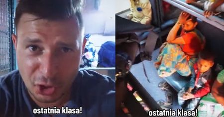 Polak wsiadł do pociągu w Indiach. "W ten sposób ginie wielu ludzi"