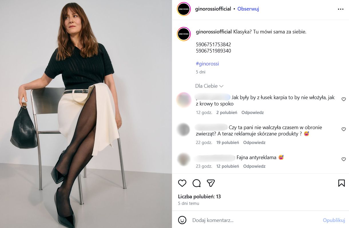 Maja Ostaszewska w skórzanych butach