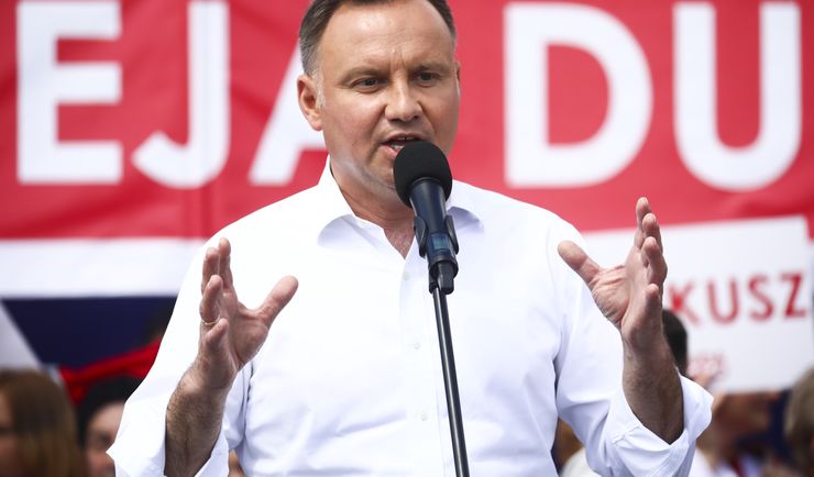 Andrzej Duda pochwalił polską policję. Fala oburzenia w sieci