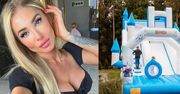Paulina Pszech z "Top Model" chwali się "LUKSUSOWĄ" KOMUNIĄ CÓRKI: kwiatowe dekoracje, okazały tort i dmuchany zamek (ZDJĘCIA)