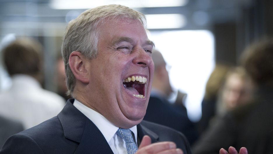 Duke of York Visits Yammer
LONDON, UNITED KINGDOM - MARCH 13: Prince Andrew, Duke of York speaks with staff as he visits 'Yammer' a enterprise social network based in Great Eastern Street on March 13, 2013 in London, England. (Photo by Geoff Pugh - WPA Pool/Getty Images)
WPA Pool
laughing