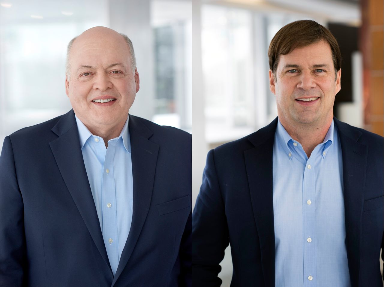 Jim Hackett i Jim Farley.