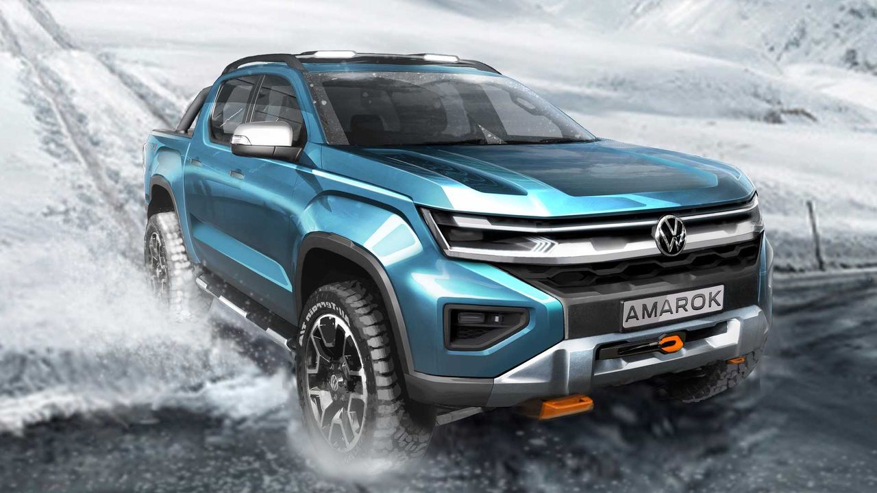 Nowy VW Amarok zapowiada się tłusto. Nic dziwnego, bo za bazę posłuży amerykański pickup