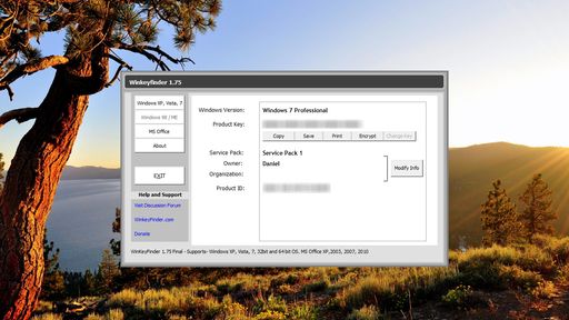 Win Keyfinder
