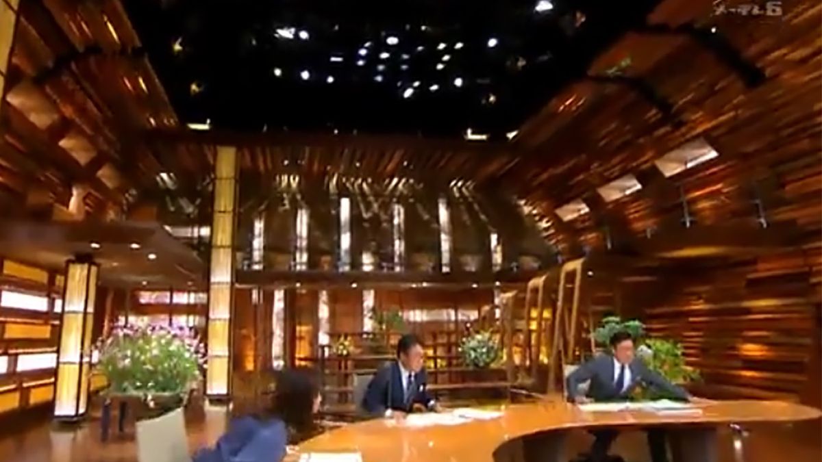 W studiu telewizyjnym wszystko zaczęło się trząść