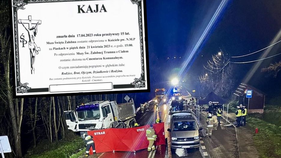 Pogrzeb 15-letniej Kai, która zginęła  w wypadku samochodowym