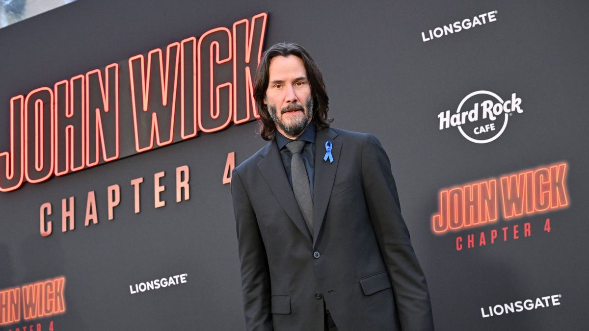 HOLLYWOOD, CALIFORNIA - MARCH 20: Keanu Reeves attends the Los Angeles Premiere of Lionsgate's "John Wick: Chapter 4" at TCL Chinese Theatre on March 20, 2023 in Hollywood, California. (Photo by Axelle/Bauer-Griffin/FilmMagic)