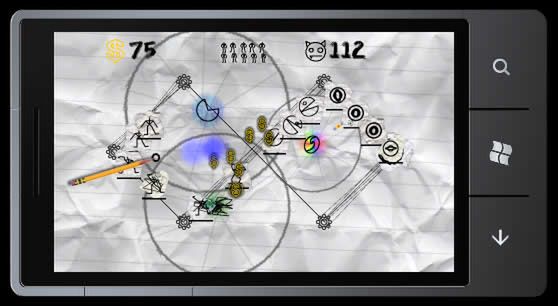 Scribble Defense z Xboxa 360 pojawił sie na Windows Phone 7 1