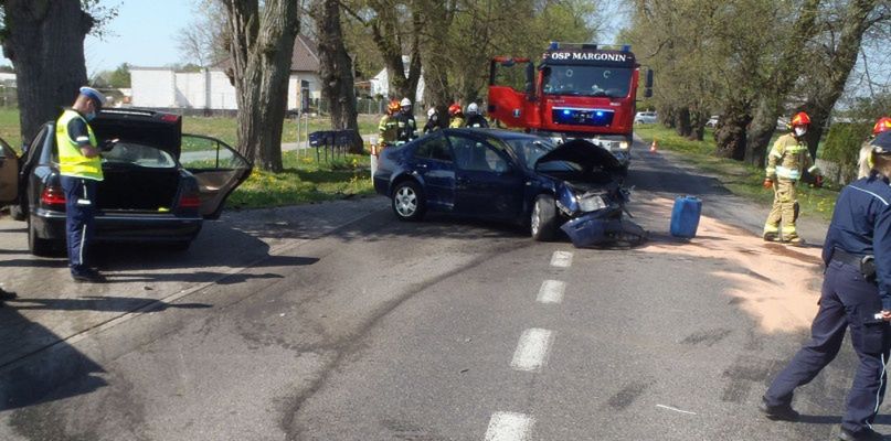 Wypadek w Margoninie