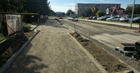 Ulica Żeromskiego w Golubiu-Dobrzyniu przechodzi remont. Zmiany dla kierowców, pieszych i rowerzystów