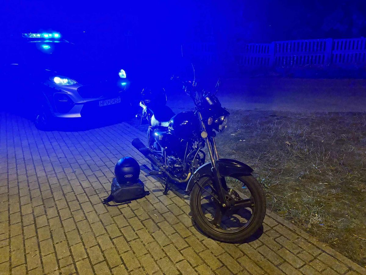 16- latek kierował motorowerem bez wymaganych uprawnień