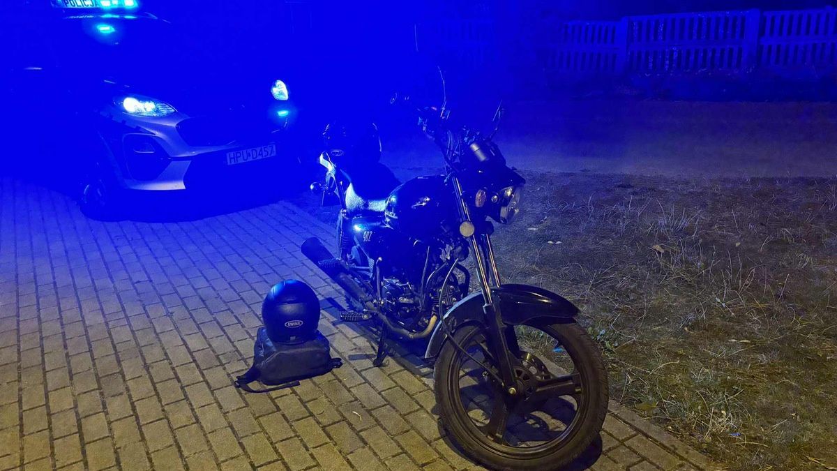 motocykl, policja