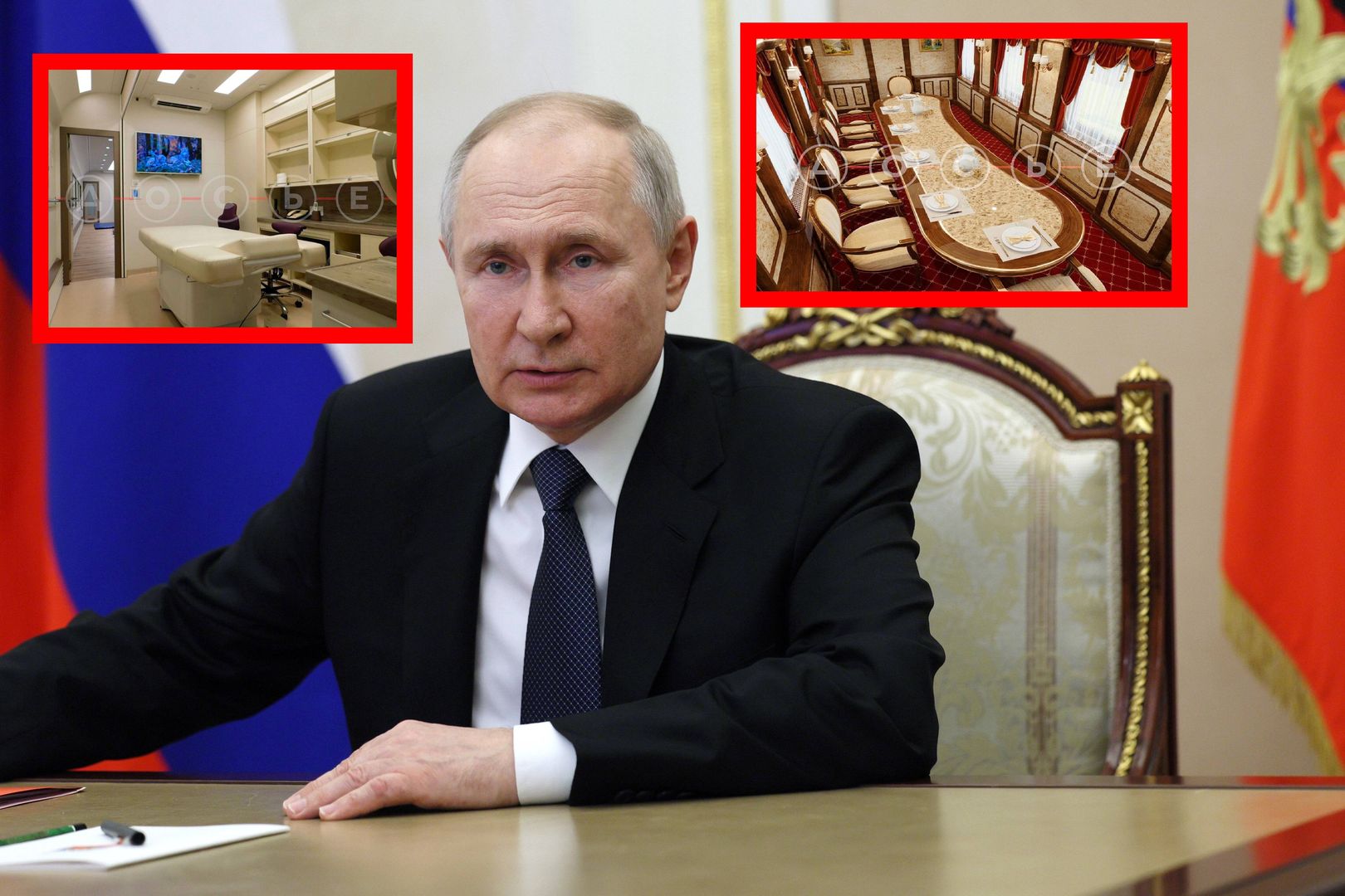 Pociąg "widmo" sunie przez Rosję. W środku raj Putina