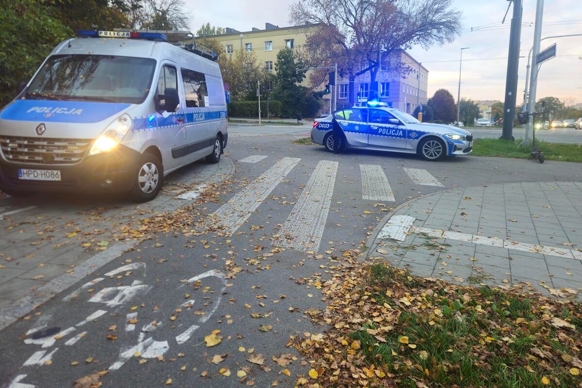 Nastolatek potrącony na hulajnodze elektrycznej na ul. Sowińskiego