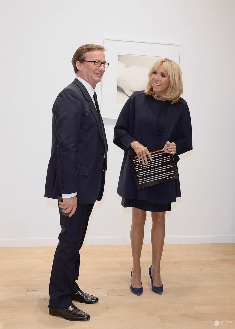 Brigitte Macron na otwarciu wystawi Fiac w Paryżu