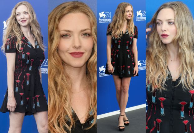 Amanda Seyfried w krótkiej sukience od Valentino