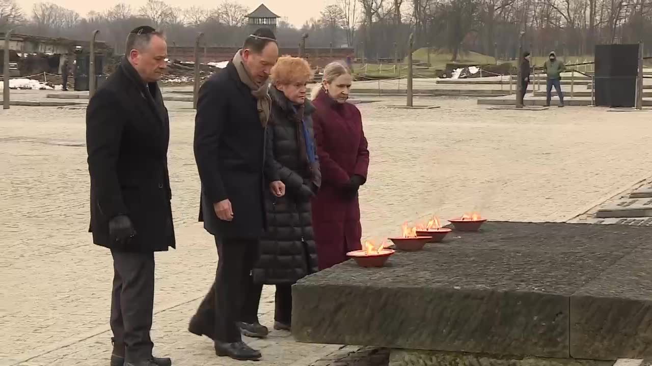 78. rocznica wyzwolenia Auschwitz. W obchodach wziął udział mąż wiceprezydent USA