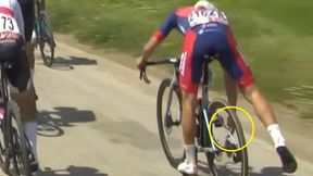 Spadł mu łańcuch. Nie do wiary, co zrobił
