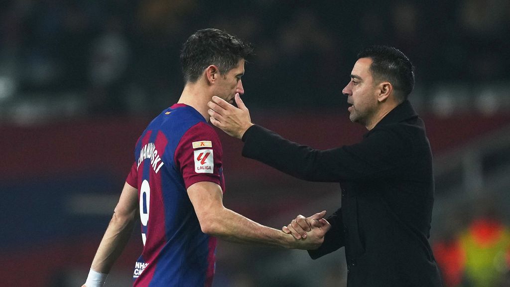 Getty Images / Robert Lewandowski, Xavi Hernandez