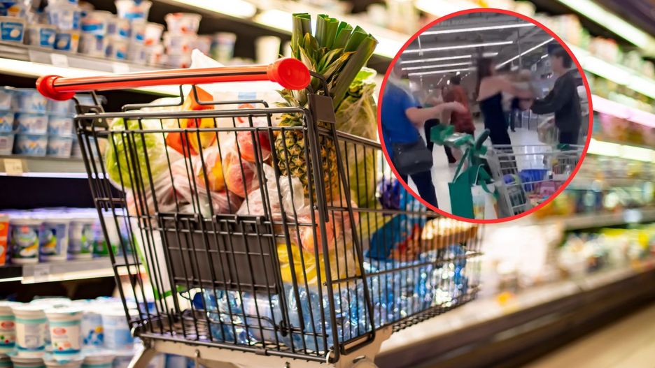 Bójka w jednym z australijskich supermarketów