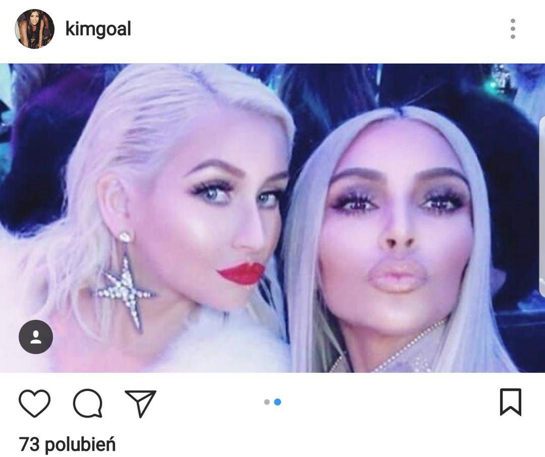 Kim Kardashian Christina Aguilera