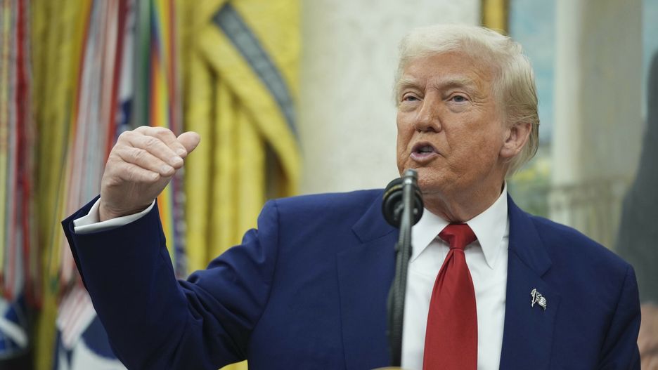 Temporary
President Donald Trump speaks during a swearing in ceremony for interim U.S. Attorney General for the District of Columbia Jeanine Pirro, Wednesday, May 28, 2025, in Washington. (AP Photo/Evan Vucci)
Evan Vucci