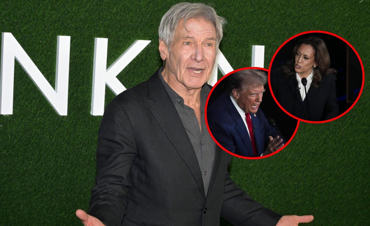 Harrison Ford poparł Kamalę Harris