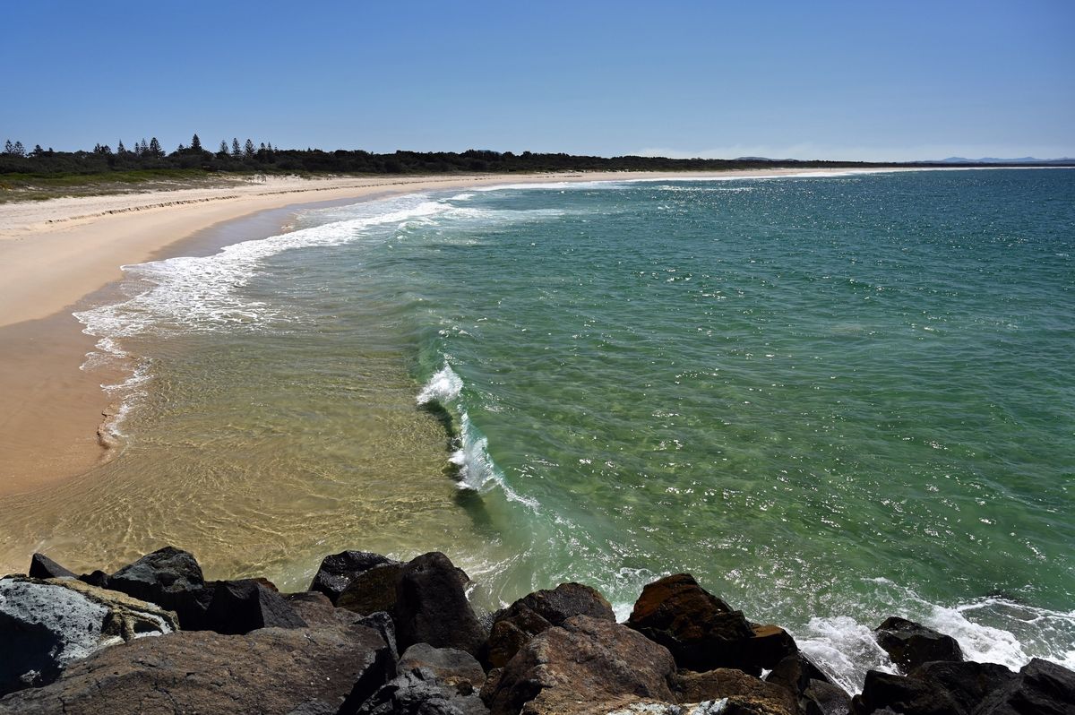 Plaża Tuncurry, Nowa Południowa Walia, Australia