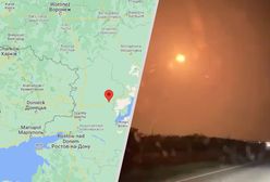 Wybuch w pobliżu rosyjskiego lotniska. 170 km od granicy
