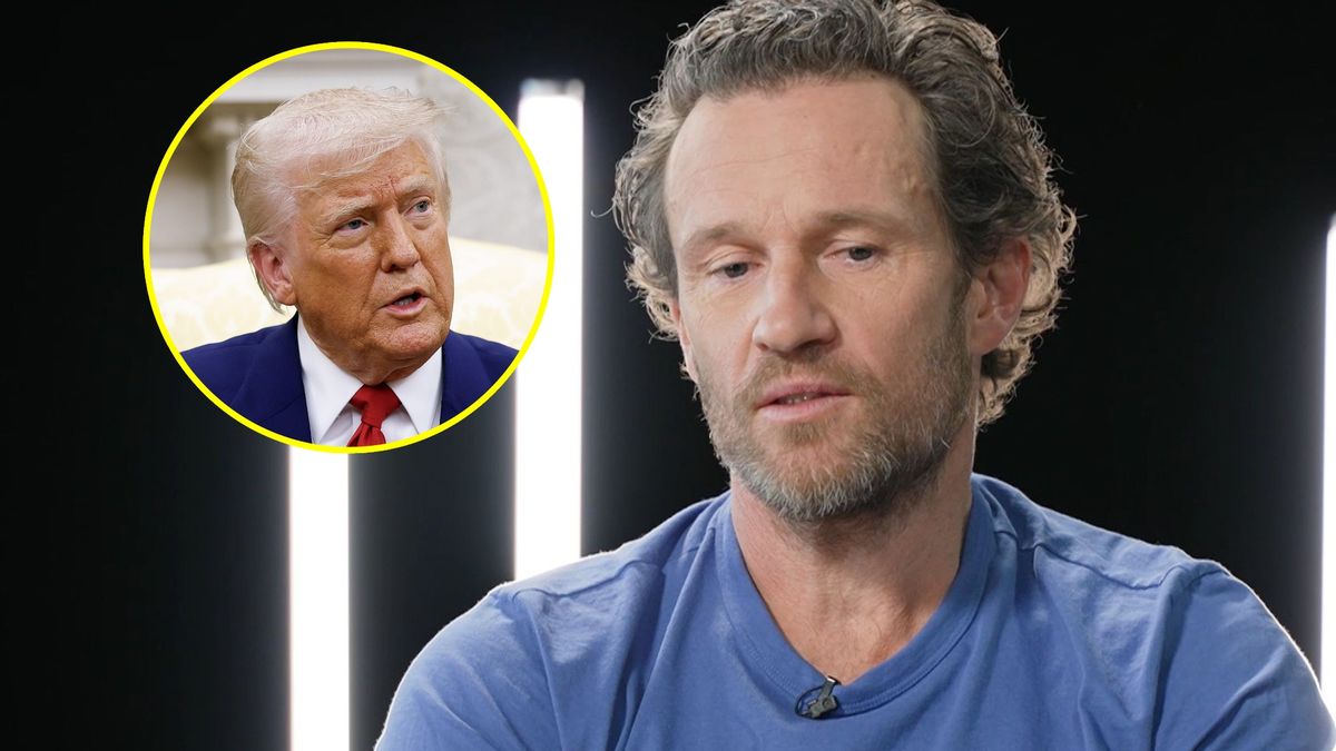 WP SportoweFakty / Na głównym zdjęciu: Mariusz Czerkawski (WP SportoweFakty), w kółku: Donald Trump (Kevin Dietsch/Getty Images)