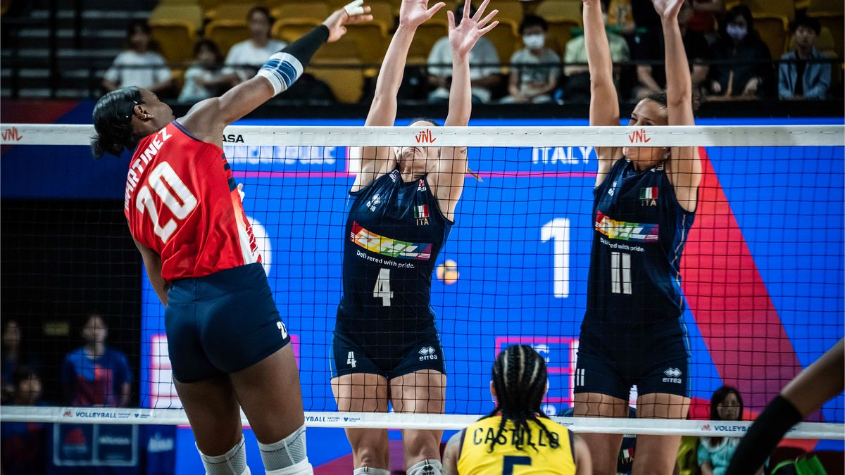 Materiały prasowe / FIVB / Mecz Ligi Narodów: Dominikana - Włochy