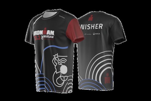 Takie koszulki otrzymają uczestnicy 70.3 IRONMAN Warsaw