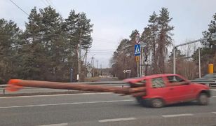 Jechał cinquecento. Niewiarygodne, co przewoził w środku