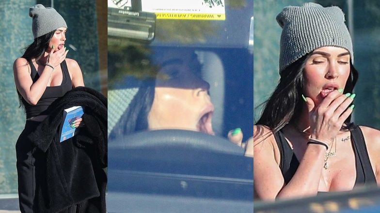 Megan Fox prezentuje obrzmiałe usta przed kliniką medycyny estetycznej