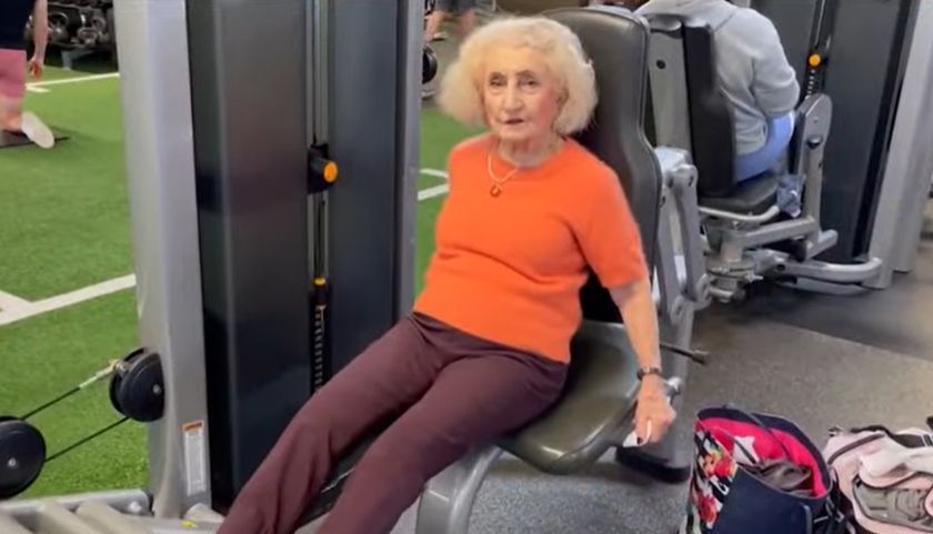 103-latka nie wyobraża sobie życia bez siłowni. Zdradza sekret długowieczności