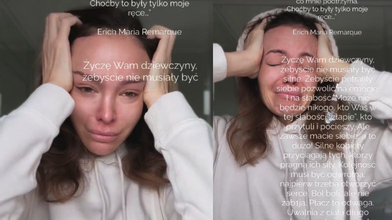 Anna Wendzikowska pokazała, jak płacze