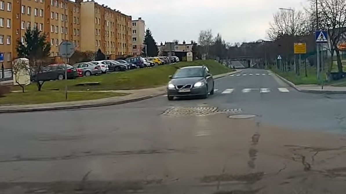 Moment przed wypadkiem