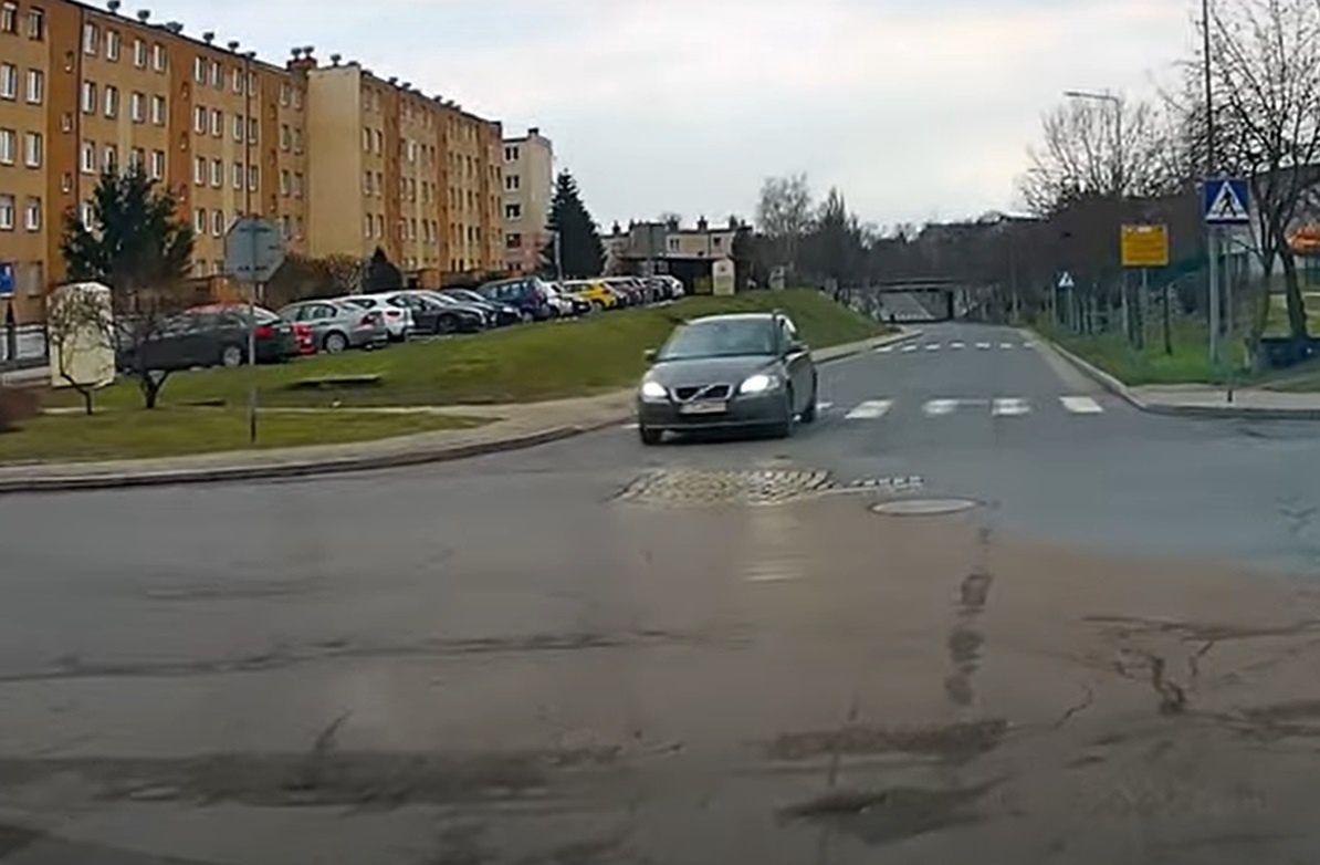 Moment przed wypadkiem