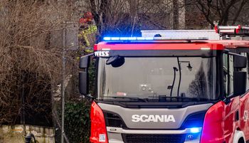 Tragiczny poranek. Przyjechali strażacy. Mężczyzna nie żyje